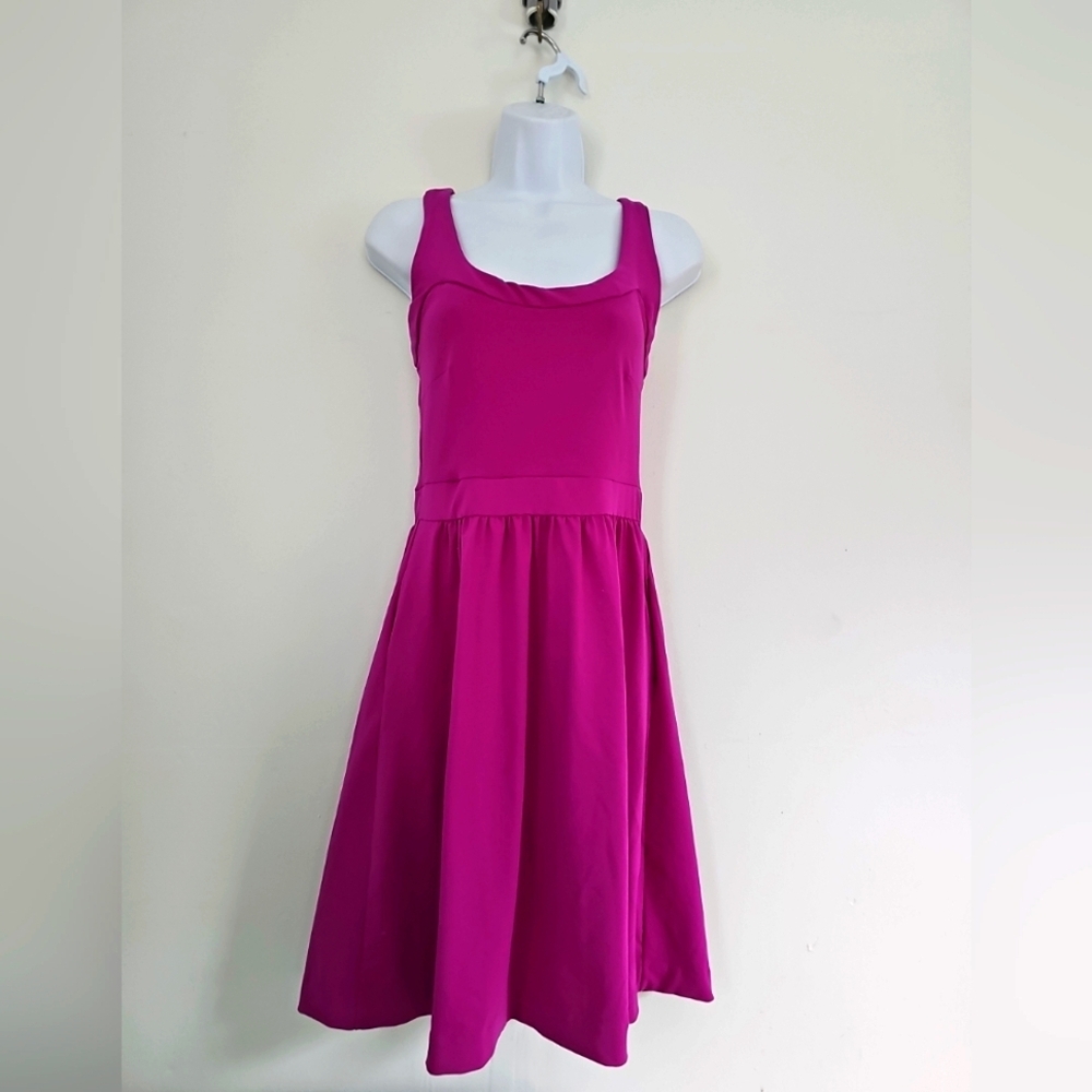 Cynthia Rowley Magenta Sleeveless Dress